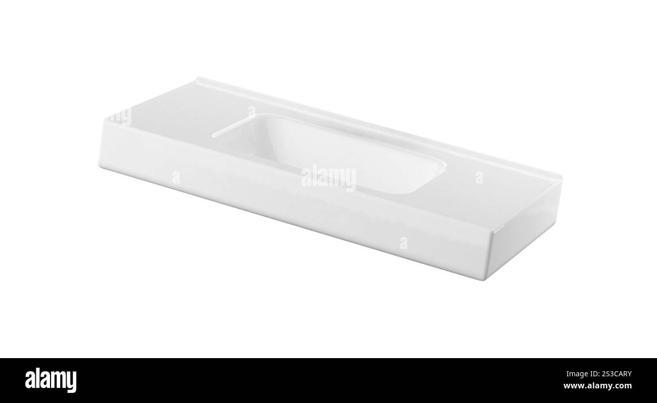 moderno lavabo isolato Foto Stock