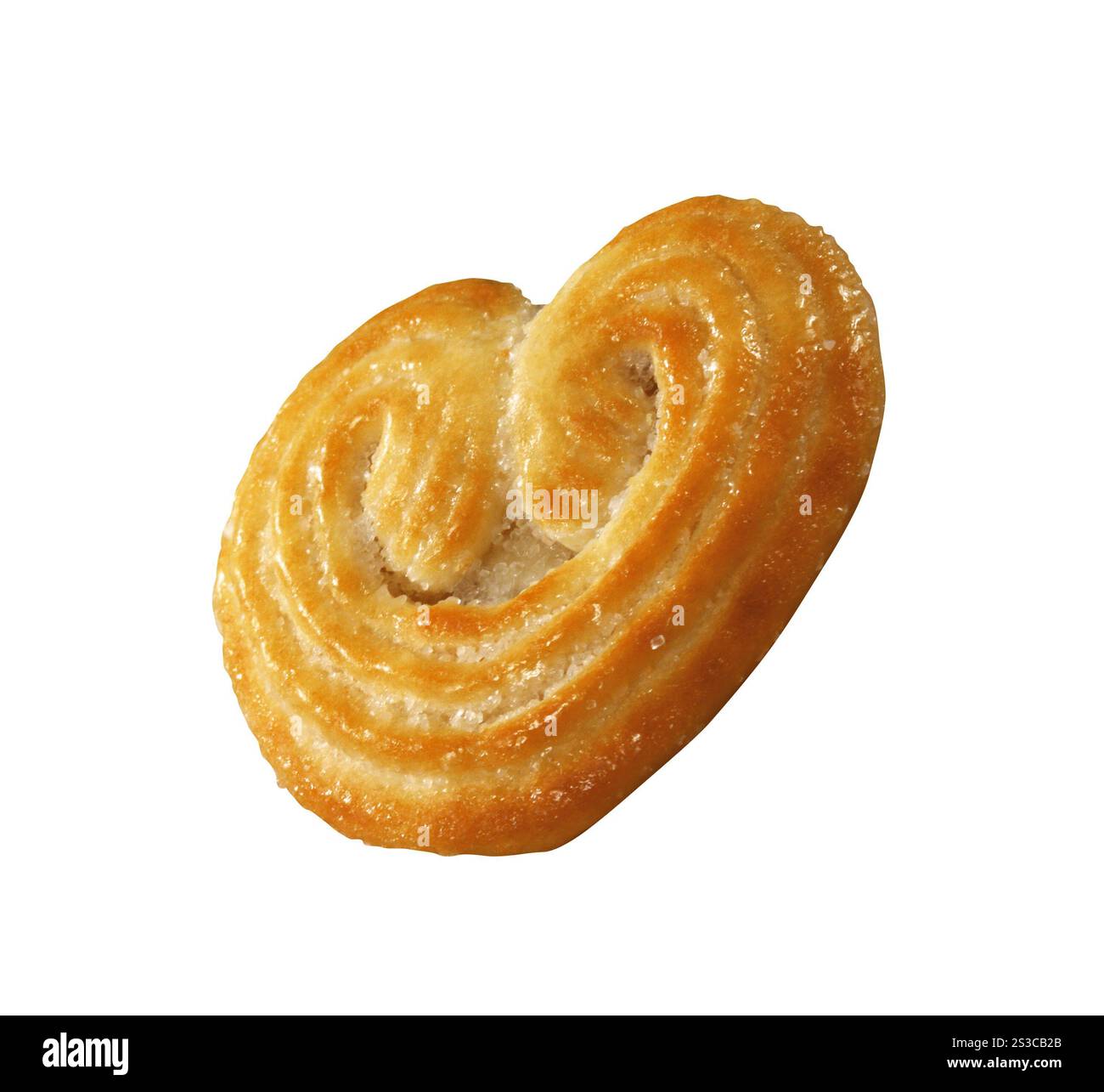 pasta sfoglia dolce a forma di cuore Foto Stock