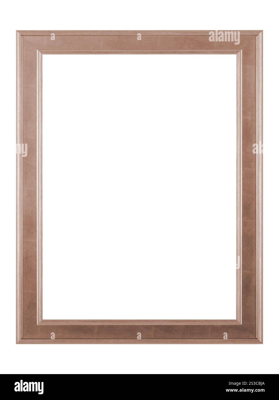 cornice in legno vuota Foto Stock