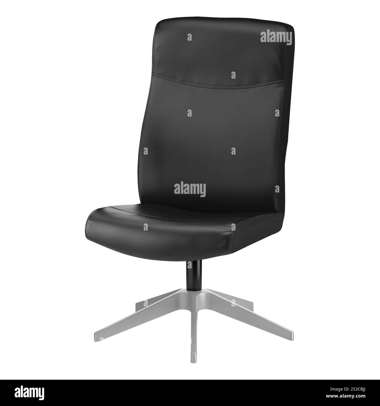 Sedia da ufficio su sfondo bianco Foto Stock