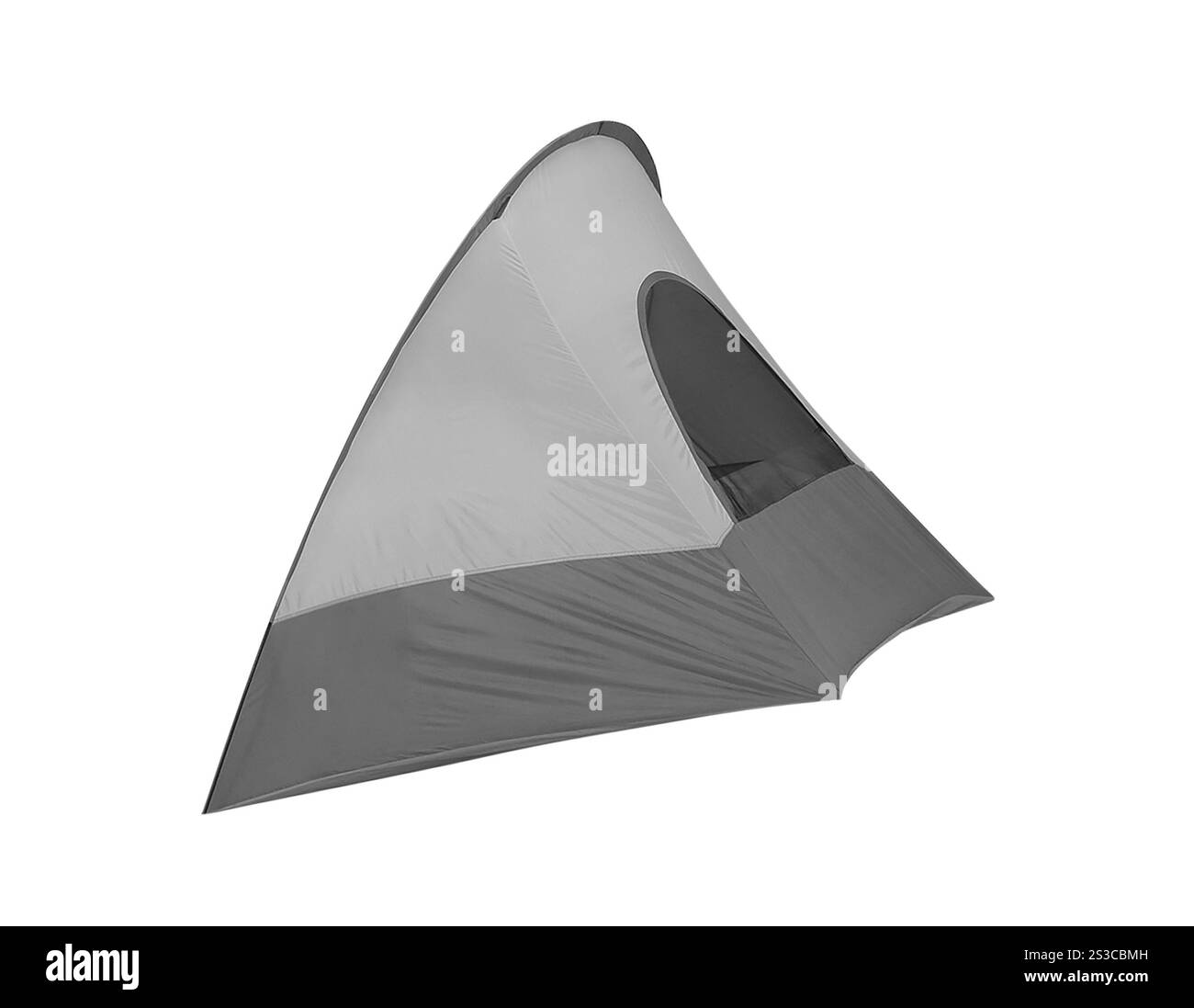 Tenda isolata su bianco Foto Stock