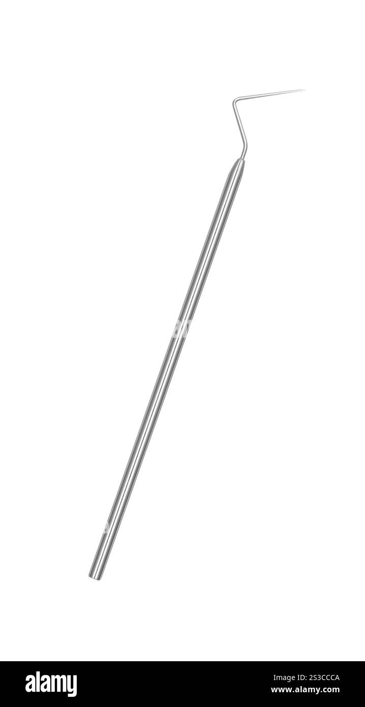 sonda odontoiatrica isolata Foto Stock