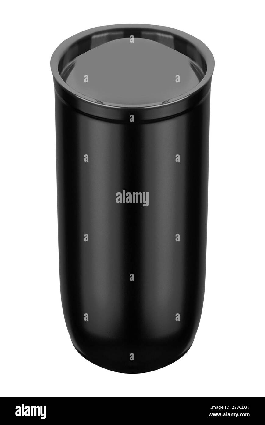 Tazza turistica ioslata su bianco Foto Stock