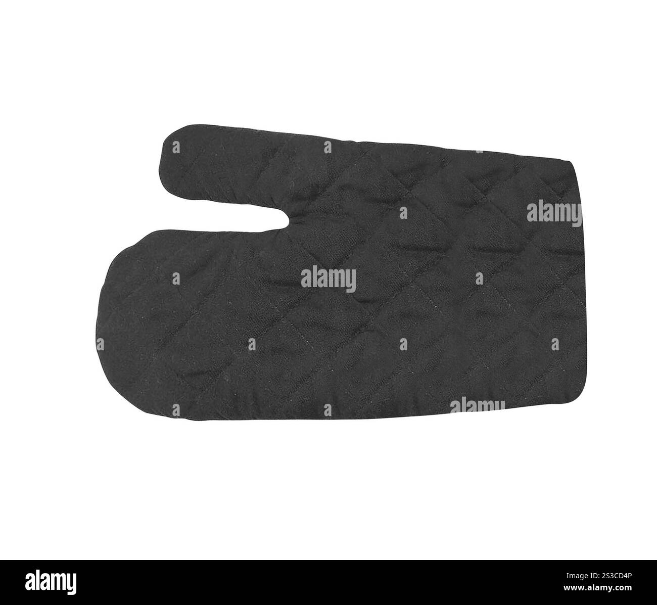 guanti protettivi contro il calore isolati su sfondo bianco Foto Stock