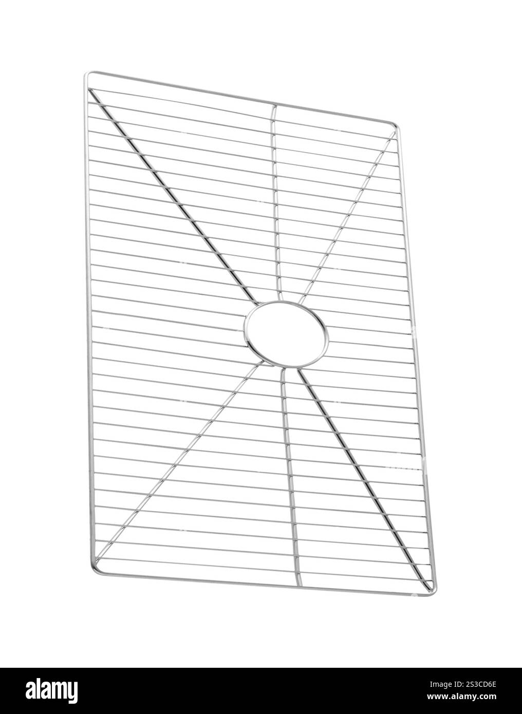 Cestello per barbecue isolato su bianco Foto Stock