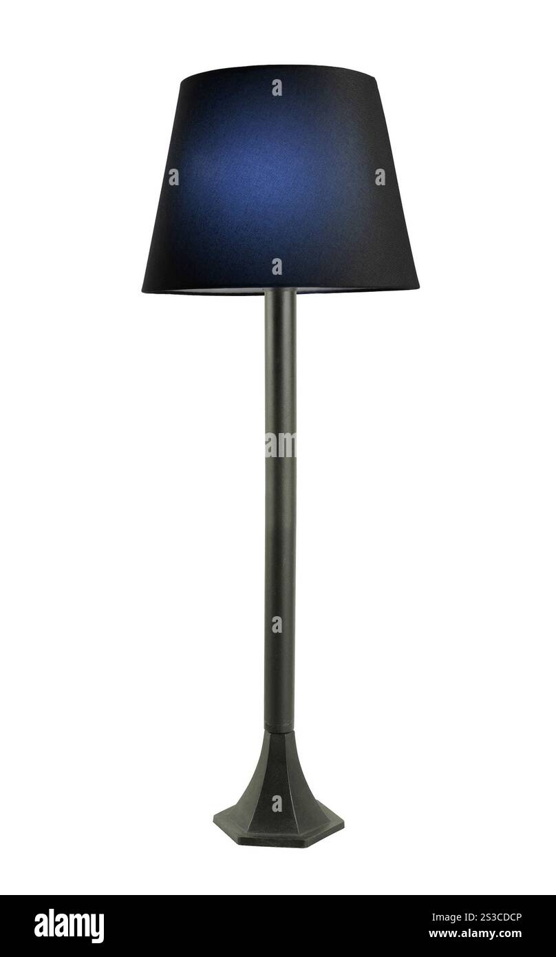 Lampada da tavolo isolato su bianco Foto Stock