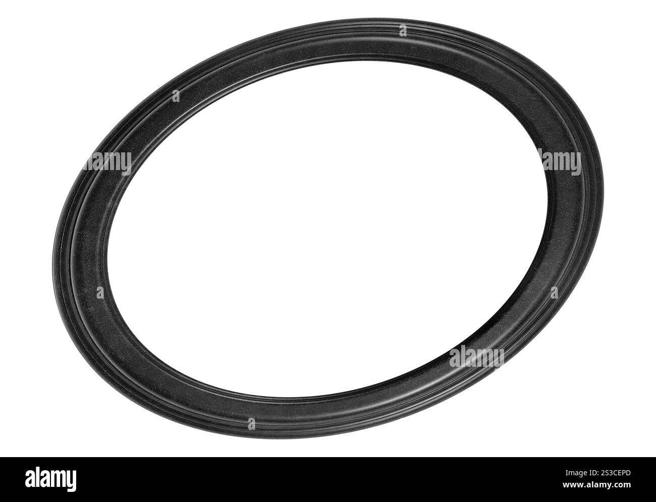 cornice per dipinti isolati su bianco Foto Stock