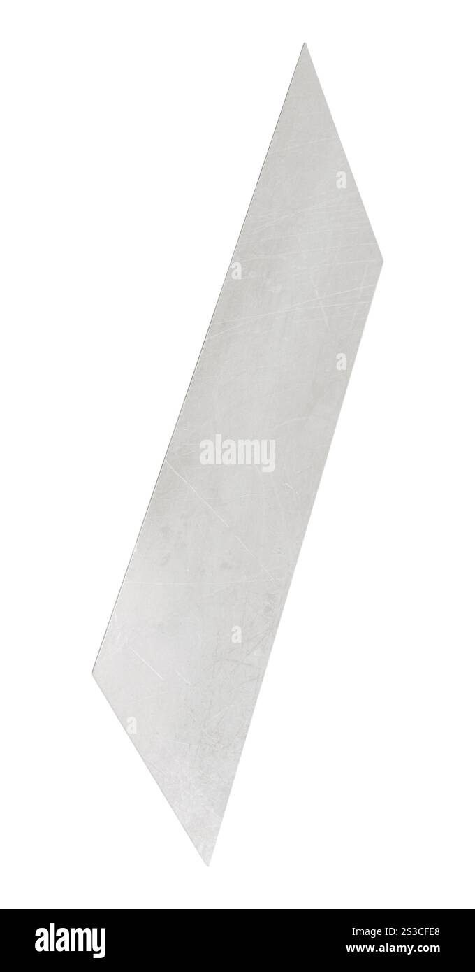 lamiera isolata Foto Stock