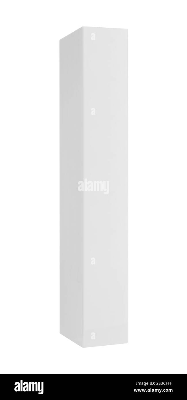 fascio di legno isolato su sfondo bianco Foto Stock