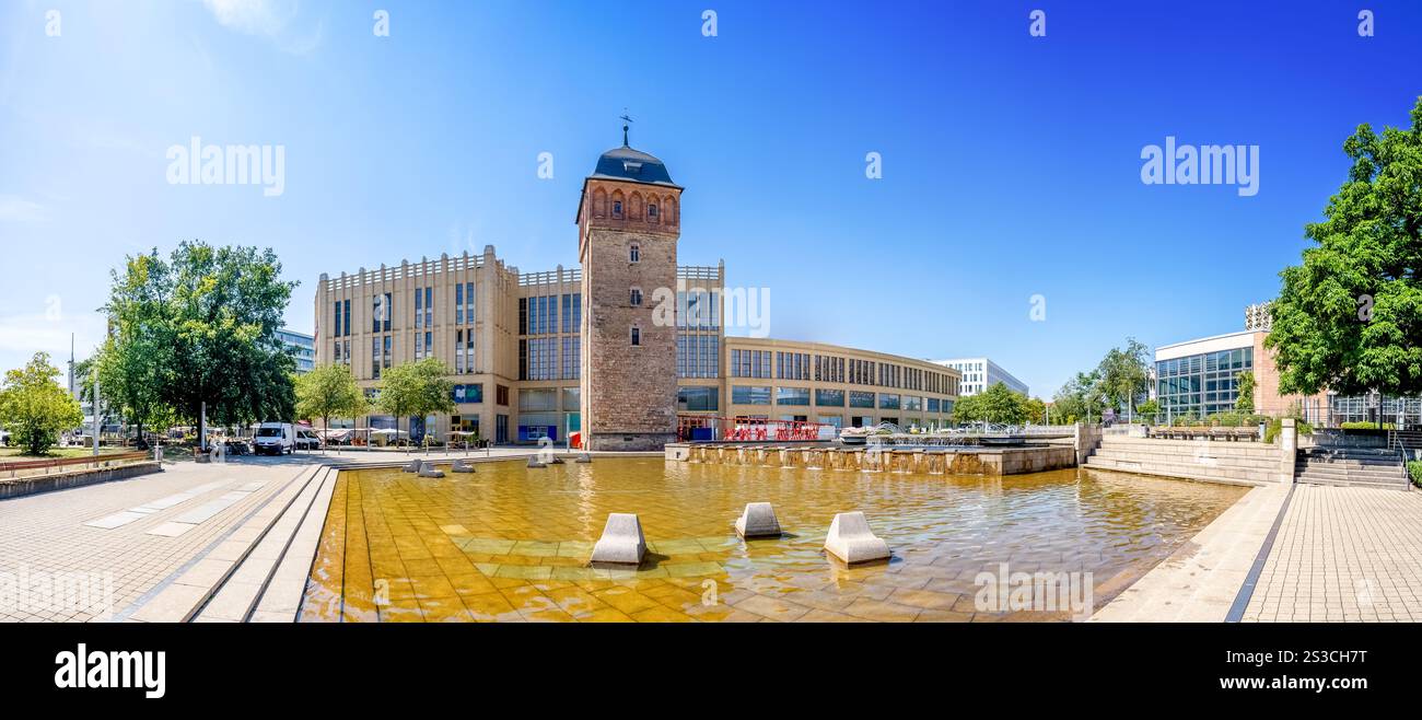 Città vecchia di Chemnitz, Germania Foto Stock