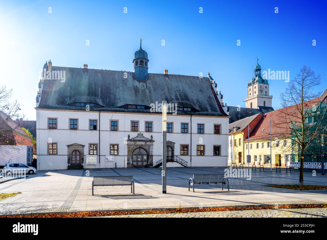 Municipio di Bad Schmiedeberg, Germania Foto Stock