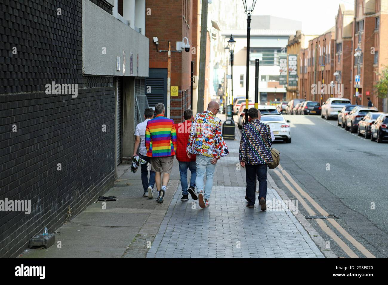 Uomini gay a Birmingham Foto Stock