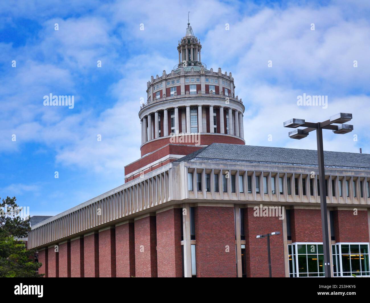 Università di Rochester edificio della biblioteca Foto Stock