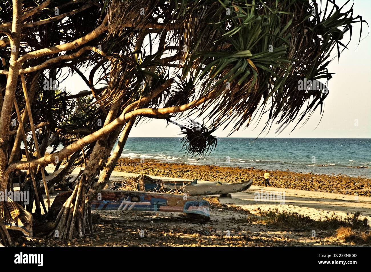 Londa Lima spiaggia a Kanatang, East Sumba, East Nusa Tenggara, Indonesia. Foto Stock