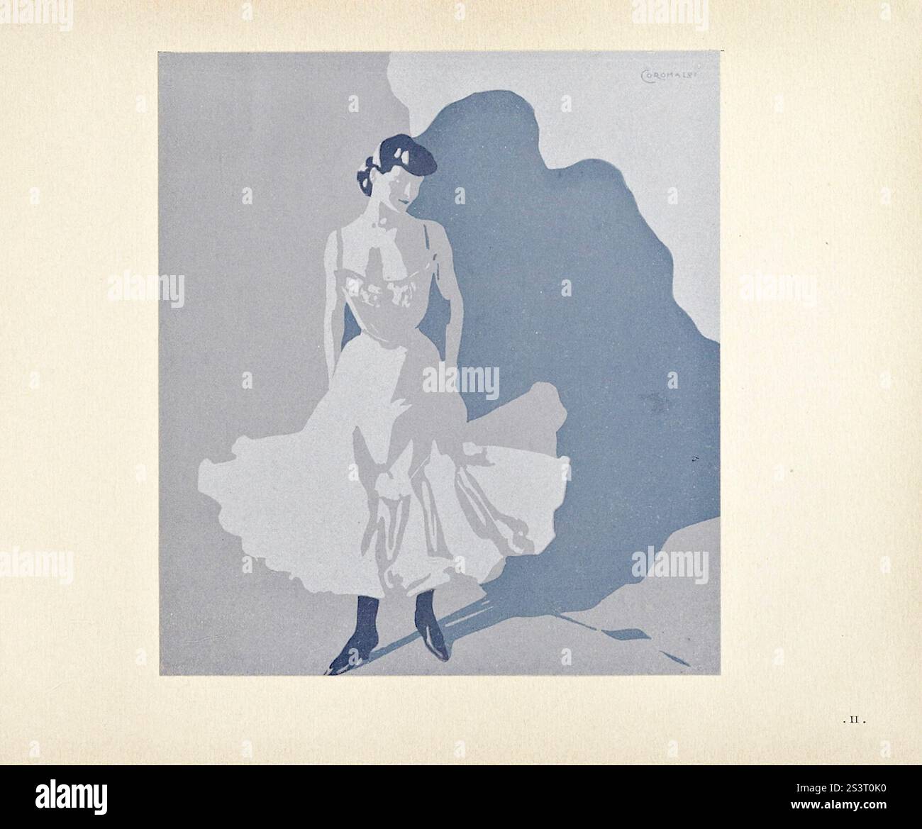 Umberto Coromaldi - Novissima PL.69 (1901-1905) Edoardo de Fonseca (Editore) Foto Stock