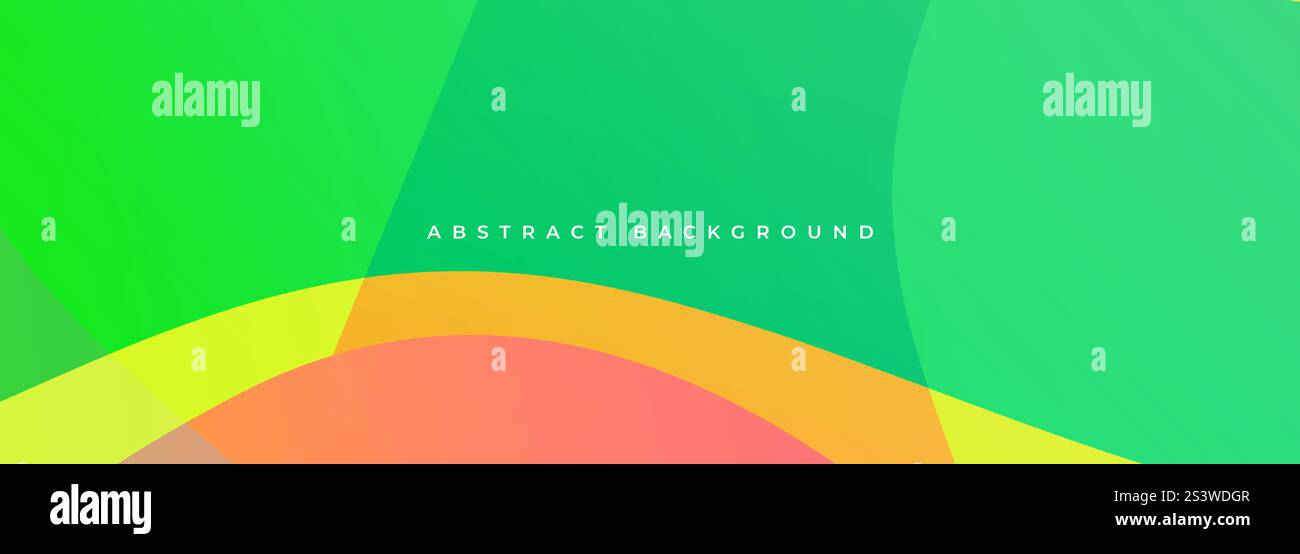 Questo vibrante sfondo astratto presenta una miscela armoniosa di curve morbide e gradienti dinamici, che sfoggiano una gamma di verdi ricchi e caldi Illustrazione Vettoriale