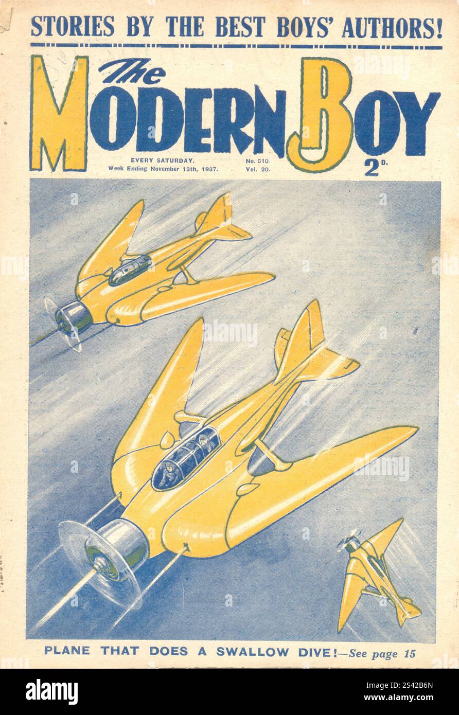 Immagine di copertina per The Modern Boy un settimanale per ragazzi 13 novembre 1937 Foto Stock