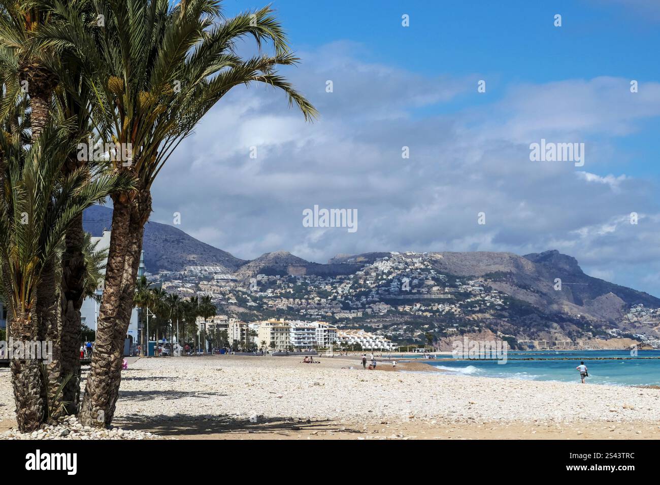 Alicante in Spagna: Il lungomare di Altea Foto Stock