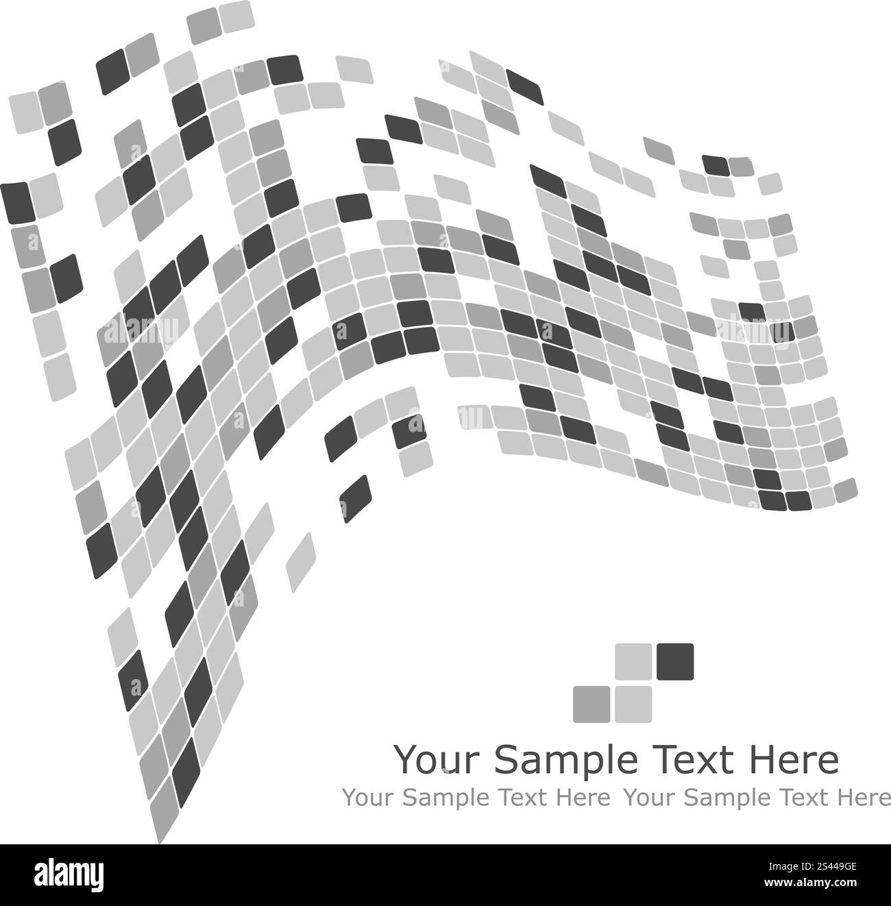 Abstract 3d selezionata background aziendale per l'uso nella progettazione web Illustrazione Vettoriale