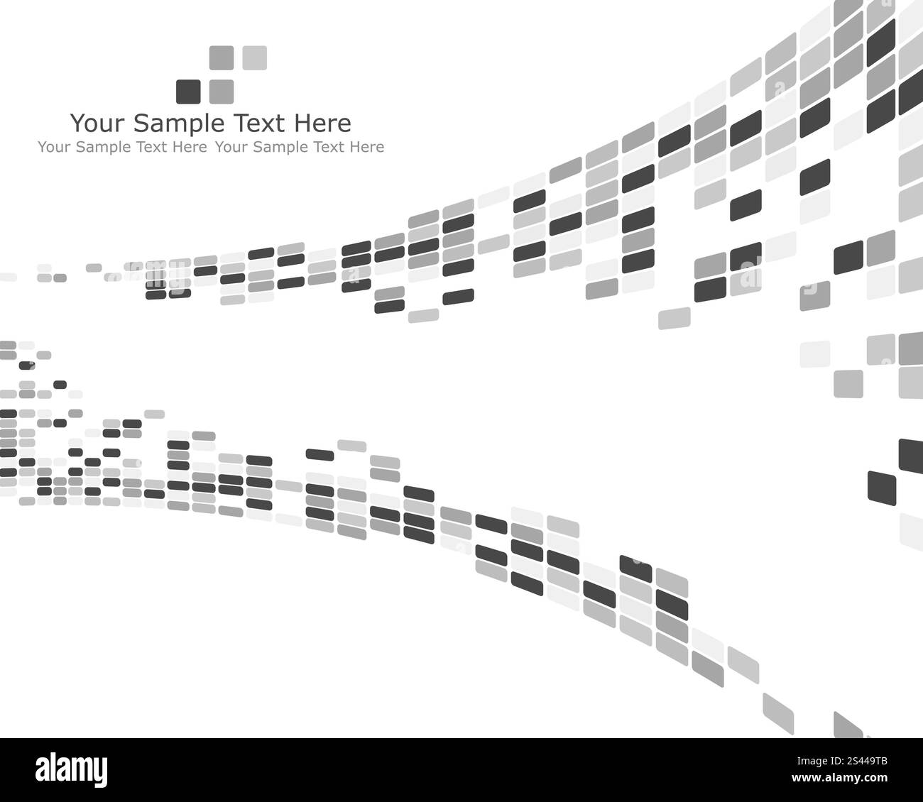 Abstract 3d selezionata background aziendale per l'uso nella progettazione web Illustrazione Vettoriale