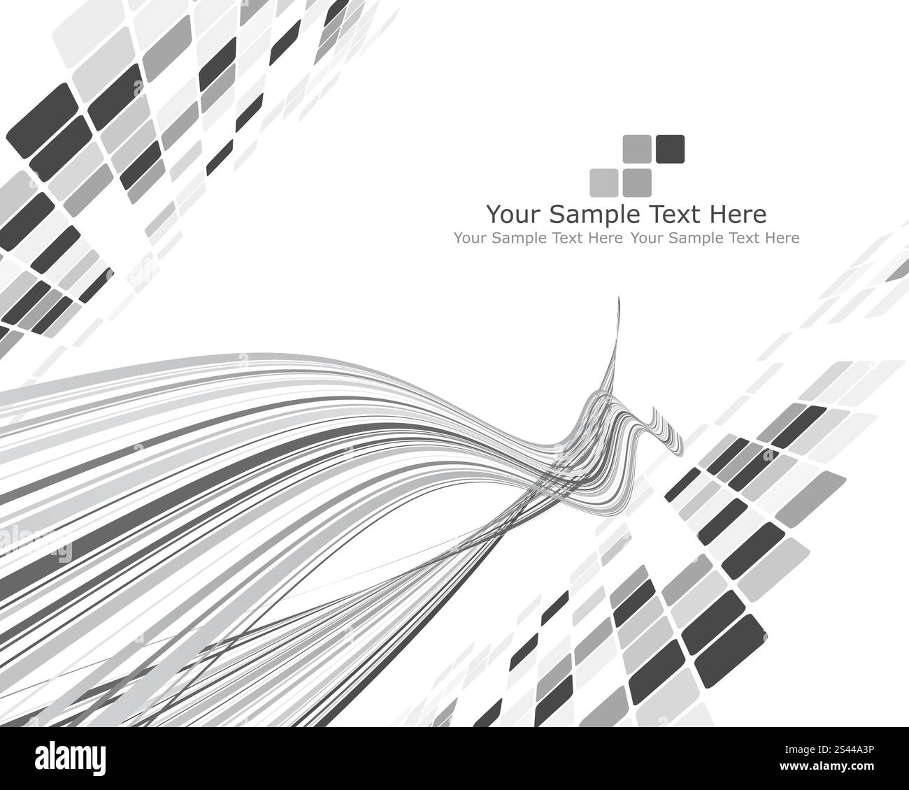 Abstract 3d selezionata background aziendale per l'uso nella progettazione web Illustrazione Vettoriale