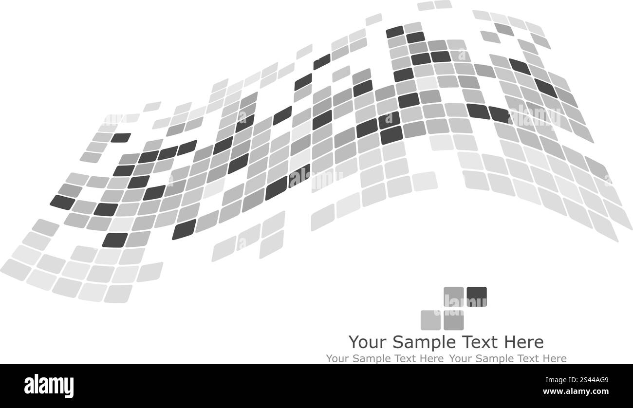 Abstract 3d selezionata background aziendale per l'uso nella progettazione web Illustrazione Vettoriale