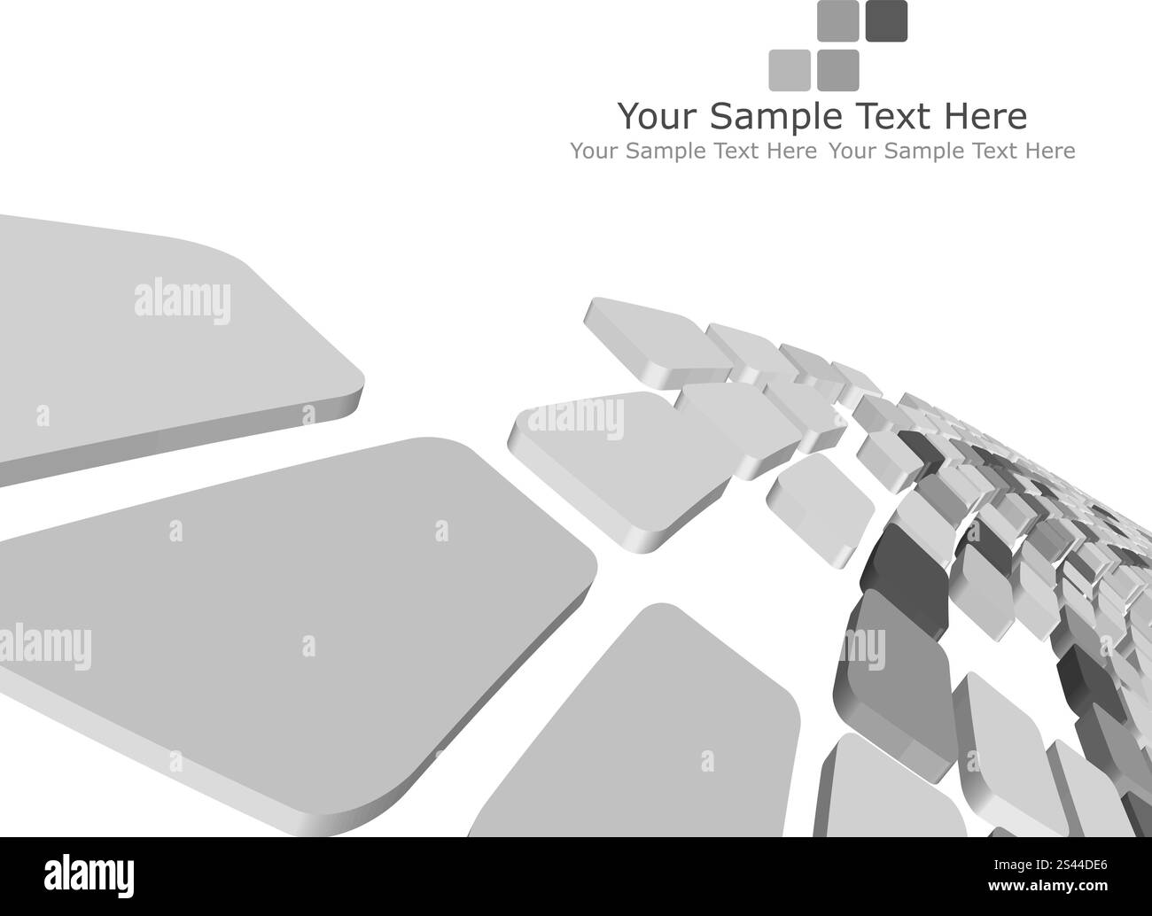 Abstract 3d selezionata background aziendale per l'uso nella progettazione web Illustrazione Vettoriale