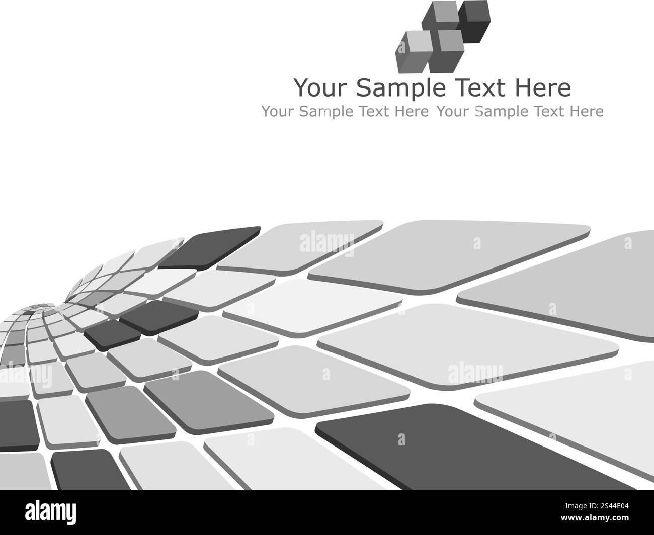 Abstract 3d selezionata background aziendale per l'uso nella progettazione web Illustrazione Vettoriale