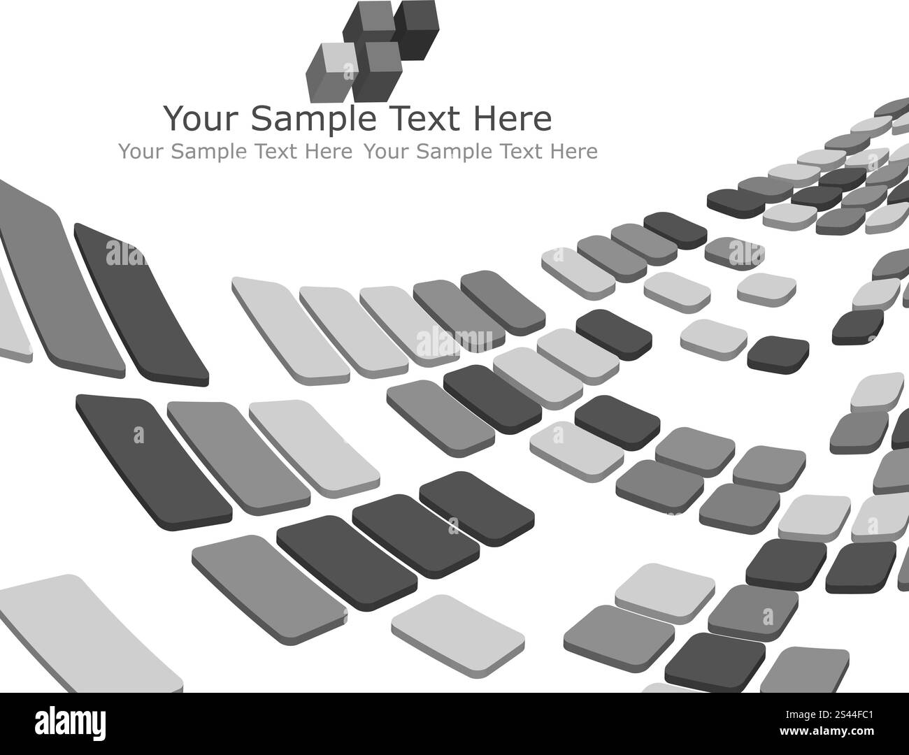 Abstract 3d selezionata background aziendale per l'uso nella progettazione web Illustrazione Vettoriale