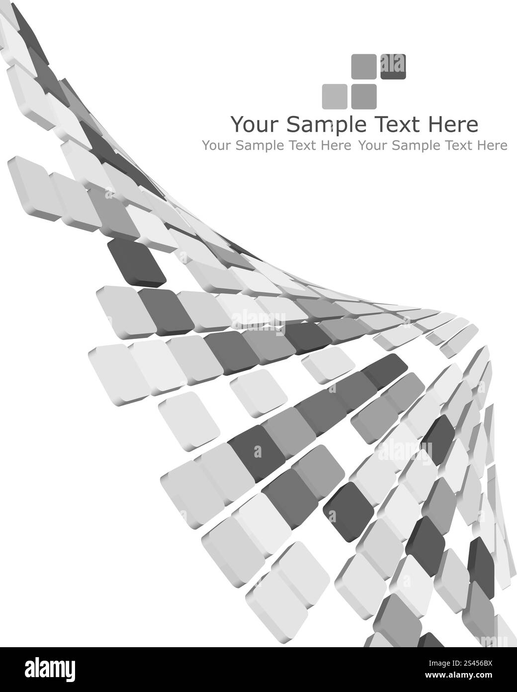 Abstract 3d selezionata background aziendale per l'uso nella progettazione web Illustrazione Vettoriale