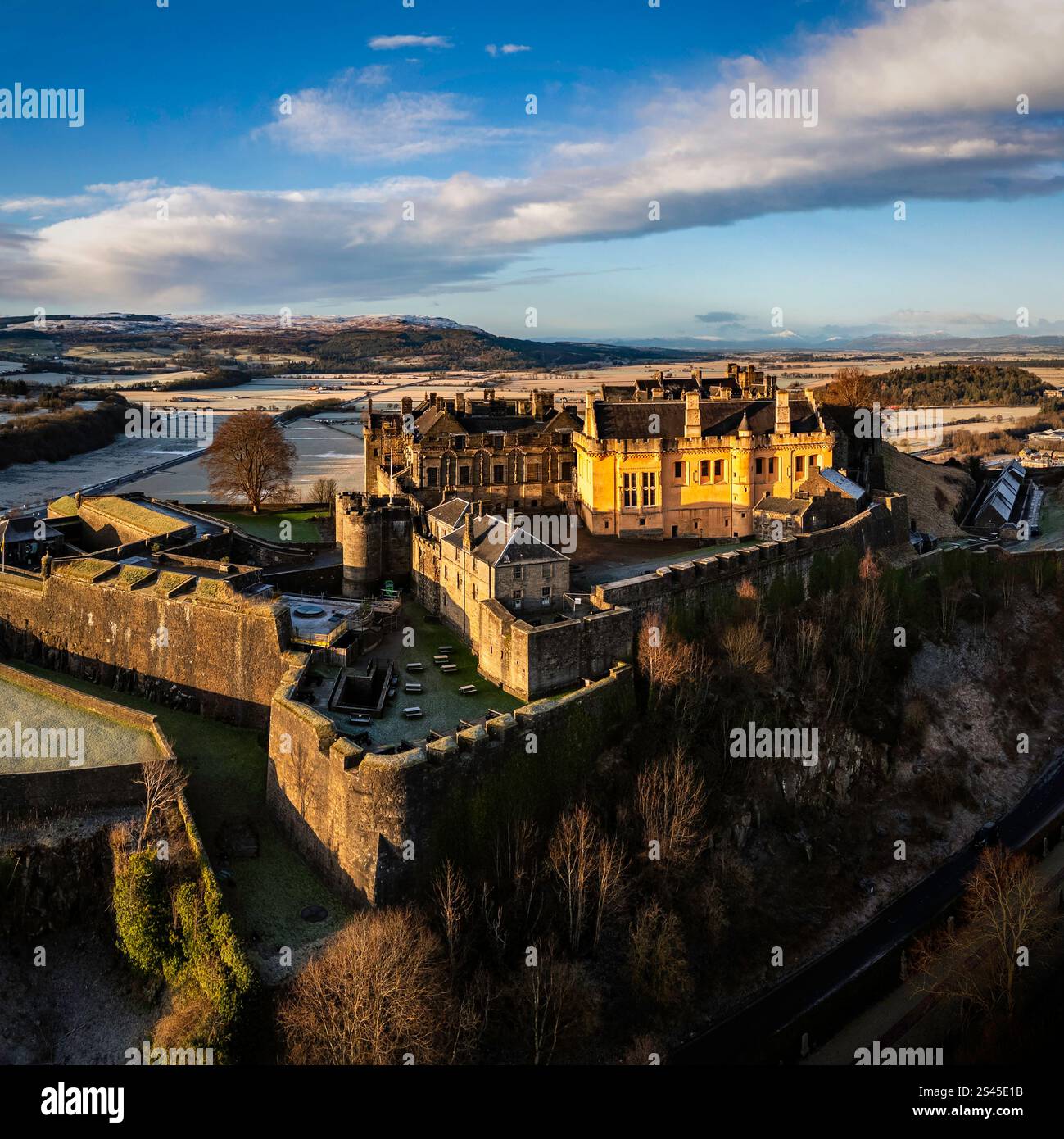 Il Castello di Stirling, Stirling, Scozia, Regno Unito Foto Stock