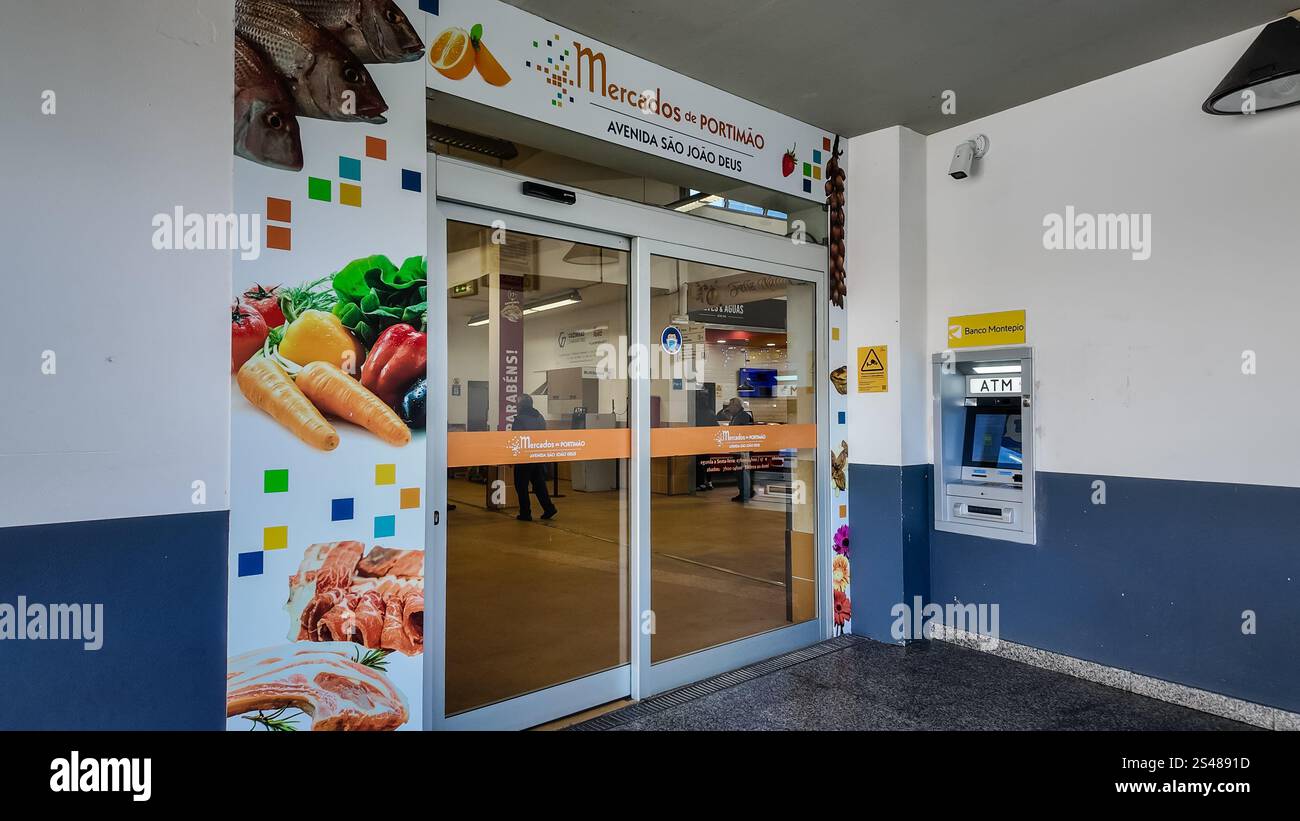 Mercato municipale di Portimão Foto Stock