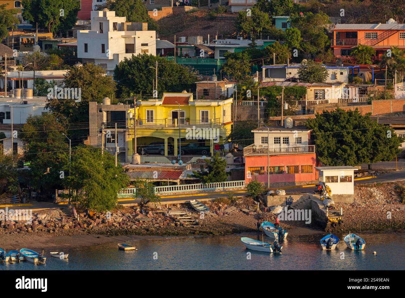 Stone Island, Mazatlan, Sinaloa, Messico Foto Stock