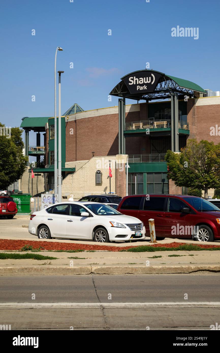 Stadio di baseball Blue Cross Park (ex Shaw Park), Winnipeg, Manitoba, Canada Foto Stock