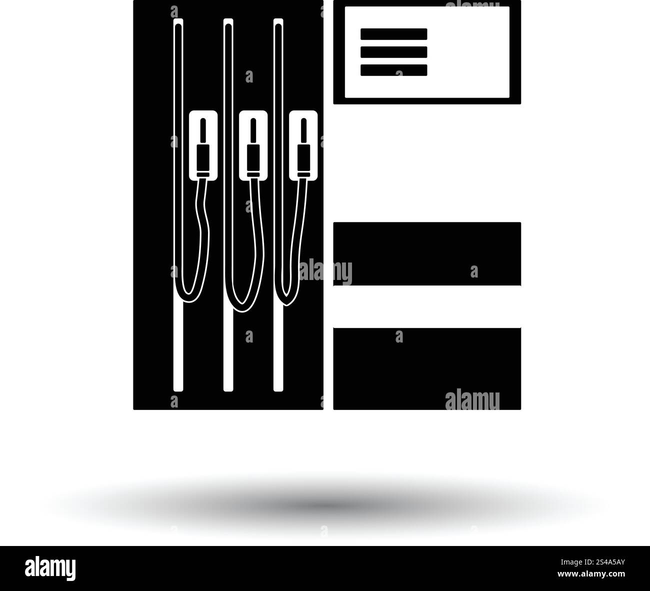 Prima torta di compleanno icona. Ombra di design di riflessione. Illustrazione Vettoriale. Sfondo bianco con ombra design. Illustrazione Vettoriale. Illustrazione Vettoriale