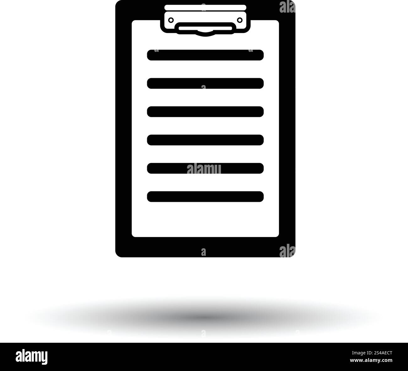Storia di malattia e la relativa icona. Sfondo bianco con ombra design. Illustrazione Vettoriale. Illustrazione Vettoriale