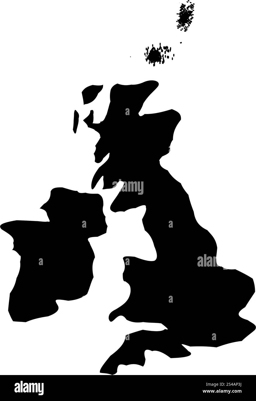 Mappa di Regno Unito Icon . Illustrazione Vettoriale