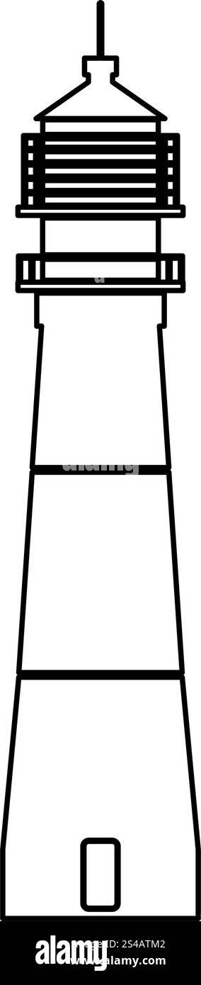 Faro icona . Illustrazione Vettoriale