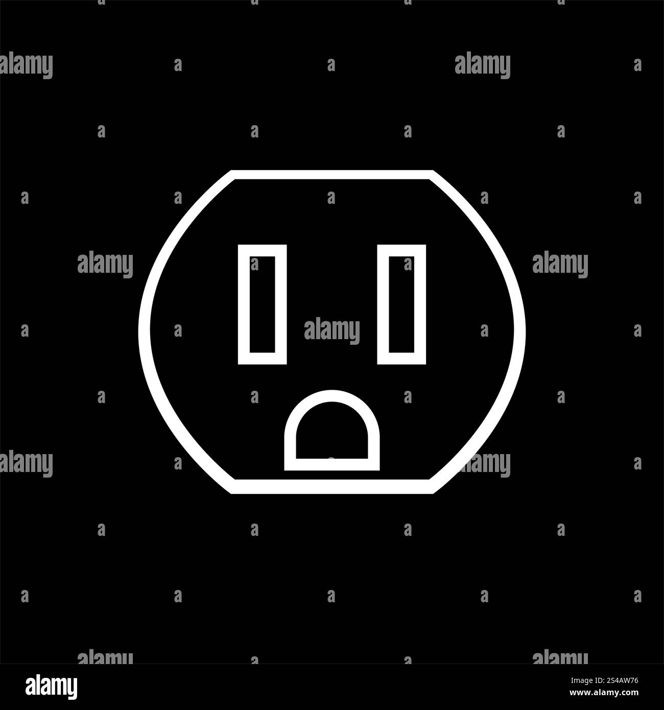 Icona socket . Illustrazione Vettoriale