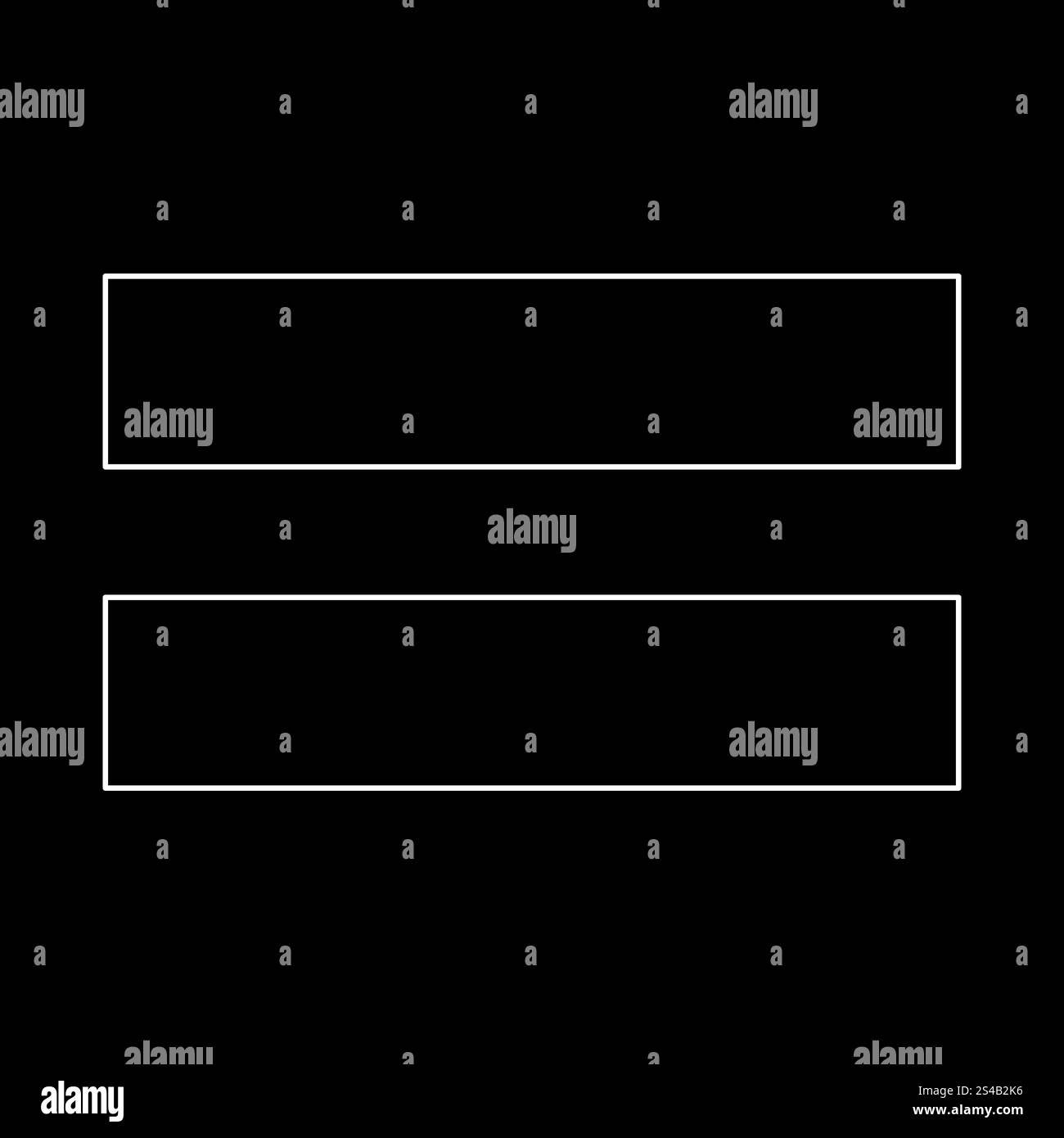Simbolo altrettanto bianco . Illustrazione Vettoriale
