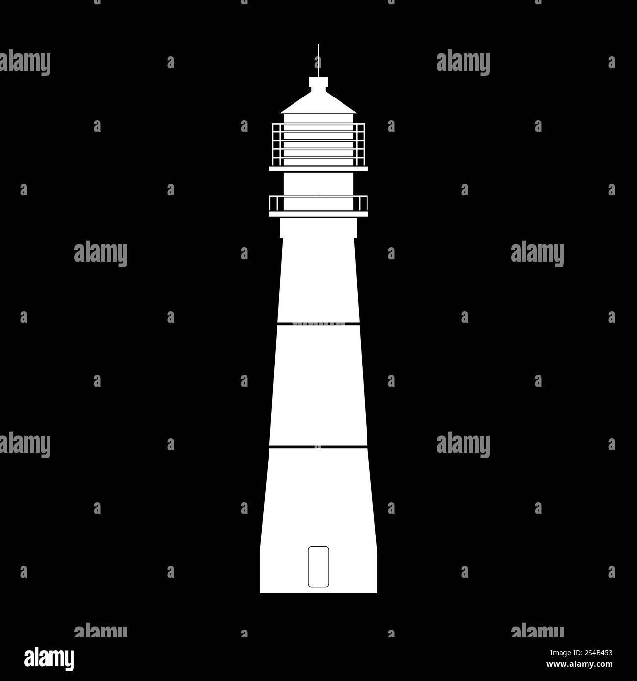 Faro icona . Illustrazione Vettoriale