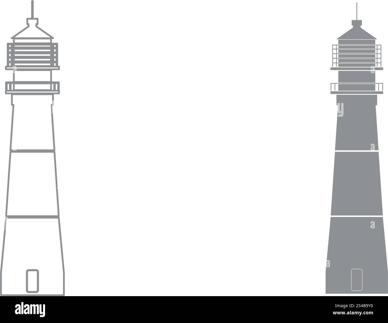 Faro icona . Illustrazione Vettoriale