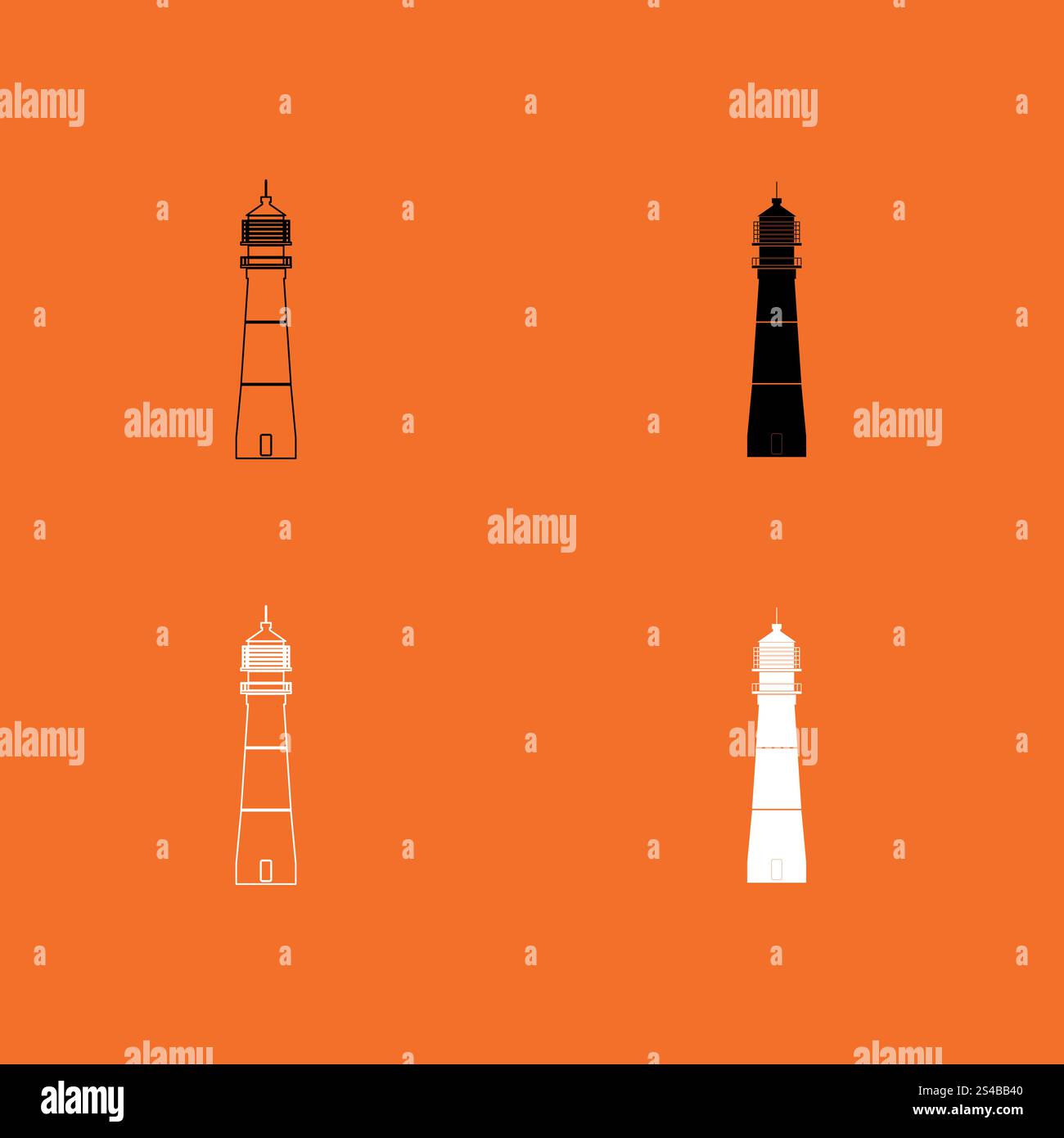 Faro icona . Illustrazione Vettoriale