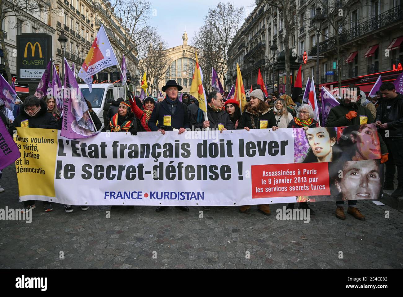Parigi, Francia. 11 gennaio 2025. Credito di Agence: LE PICTORIUM/Alamy Live News Foto Stock
