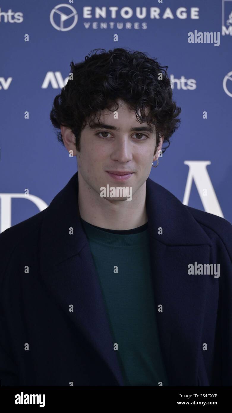 Ambasciata di Francia a Roma, Roma, Italia, 10 gennaio 2025, Nicolas Maupas durante il Photocall della serie Rai "il Conte di Montecristo" - News Foto Stock