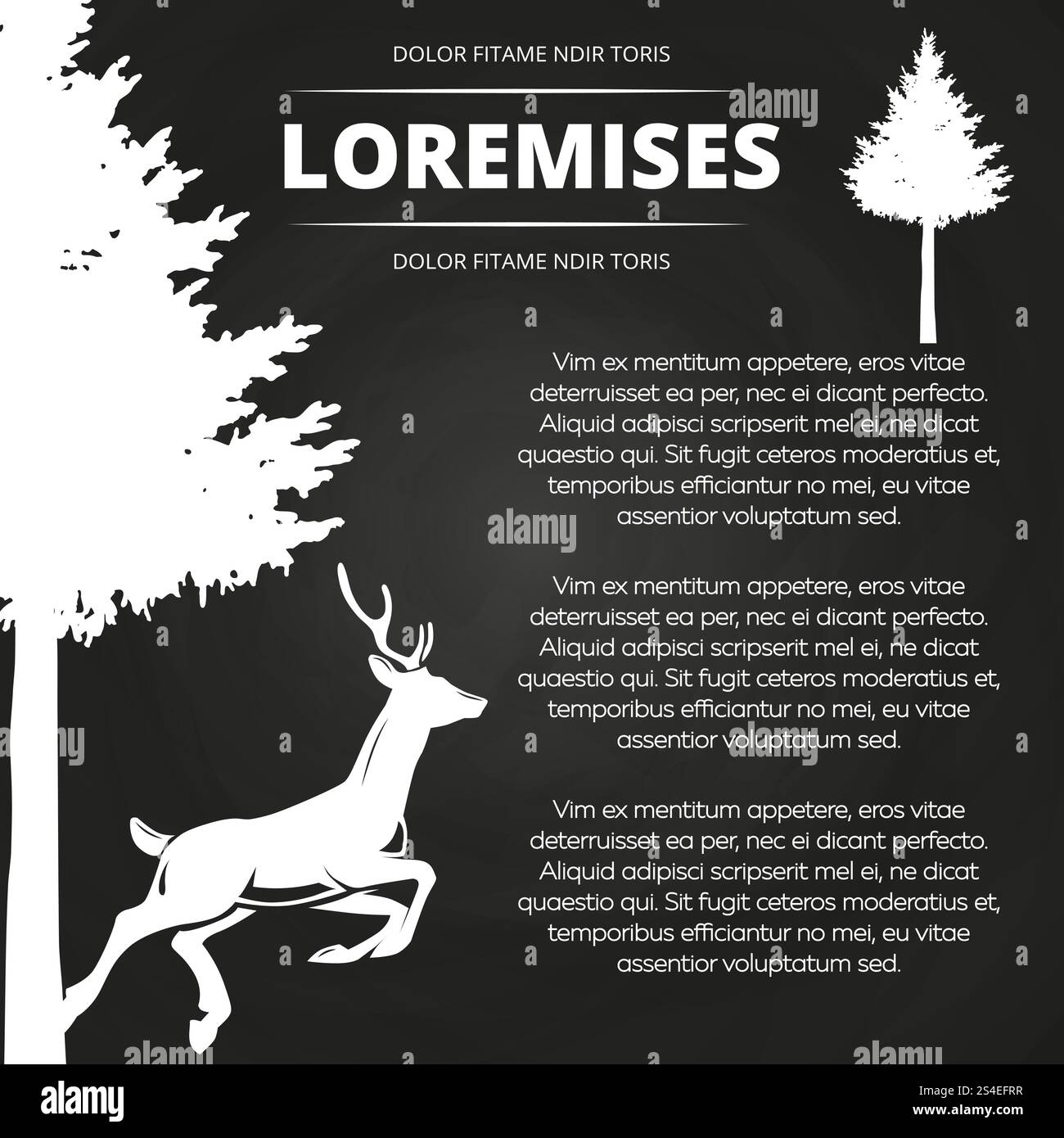 Sfondo lavagna con cervi e alberi - lavagna poster natura selvaggia. Illustrazione vettoriale. Sfondo con cervi e alberi Illustrazione Vettoriale Sfondo lavagna con cervi e alberi - lavagna poster natura selvaggia. Illustrazione vettoriale. Sfondo con cervi e alberi Illustrazione Vettoriale