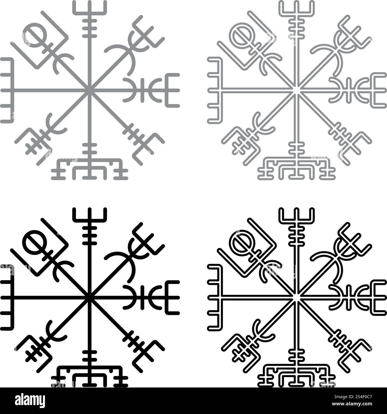 Marsupio Unisex Viking Vegvisir In Nylon | Borsa A Tracolla Per Sport, Viaggi E Tempo Libero | Regalo Ideale Per Uomini E Donne