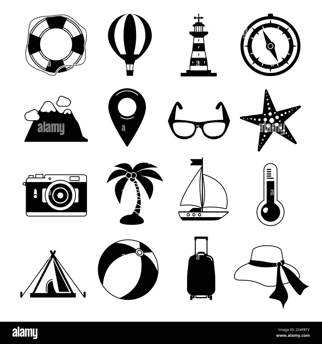 Ora legale. Set di icone Vector Black (Nero vettoriale). Tour dell'alba, del mare e delle vacanze. Illustrazioni monocromatiche per il tempo libero. Set di icone del relax e del tempo libero, collezione di icone nere delle vacanze ricreative. Ora legale. Set di icone Vector Black (Nero vettoriale). Tour dell'alba, del mare e delle vacanze. Illustrazioni monocromatiche per il tempo libero Illustrazione Vettoriale