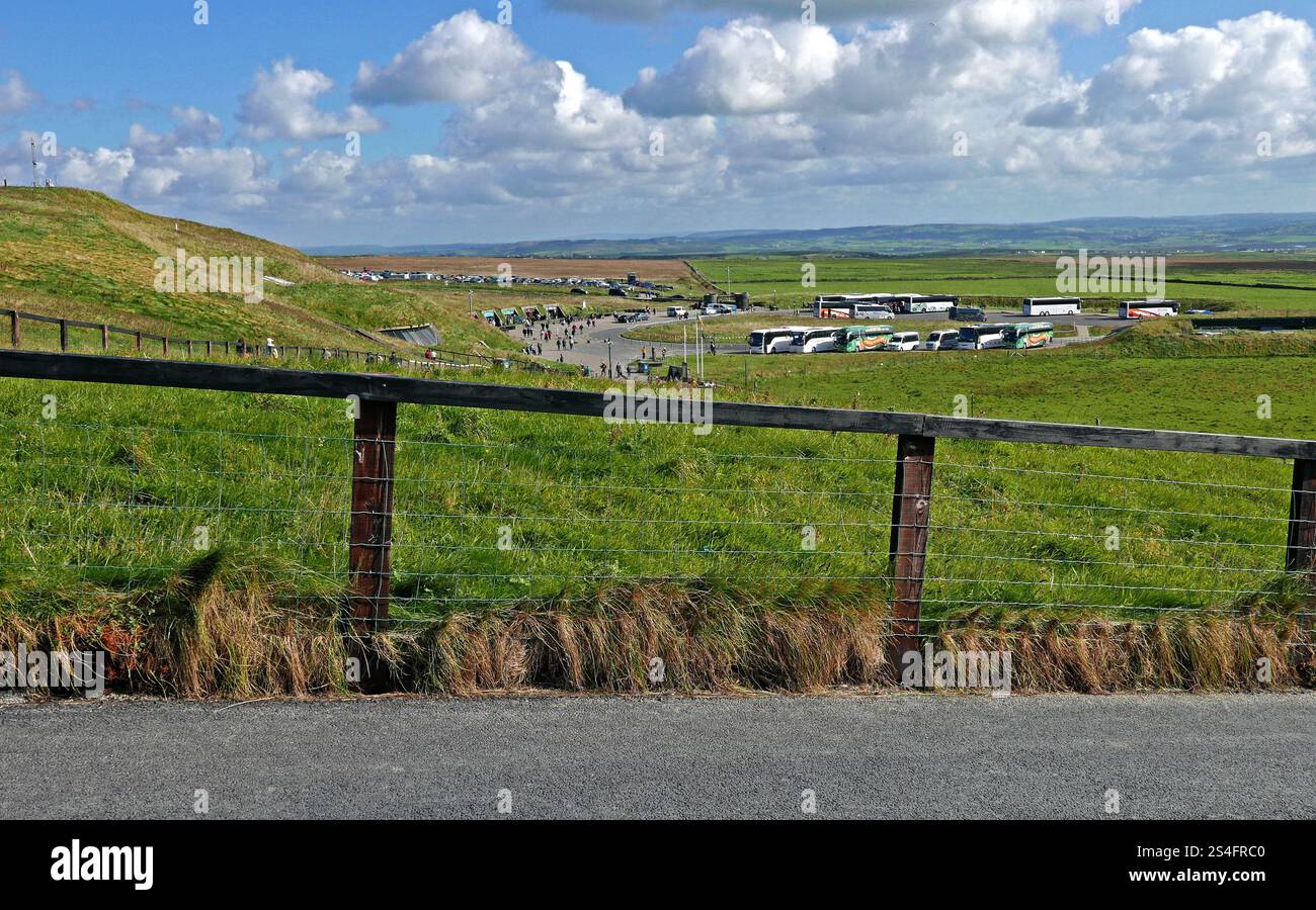 Scogliere di Moher, contea di Clare, provincia di Munster, Repubblica d'Irlanda, Europa Foto Stock