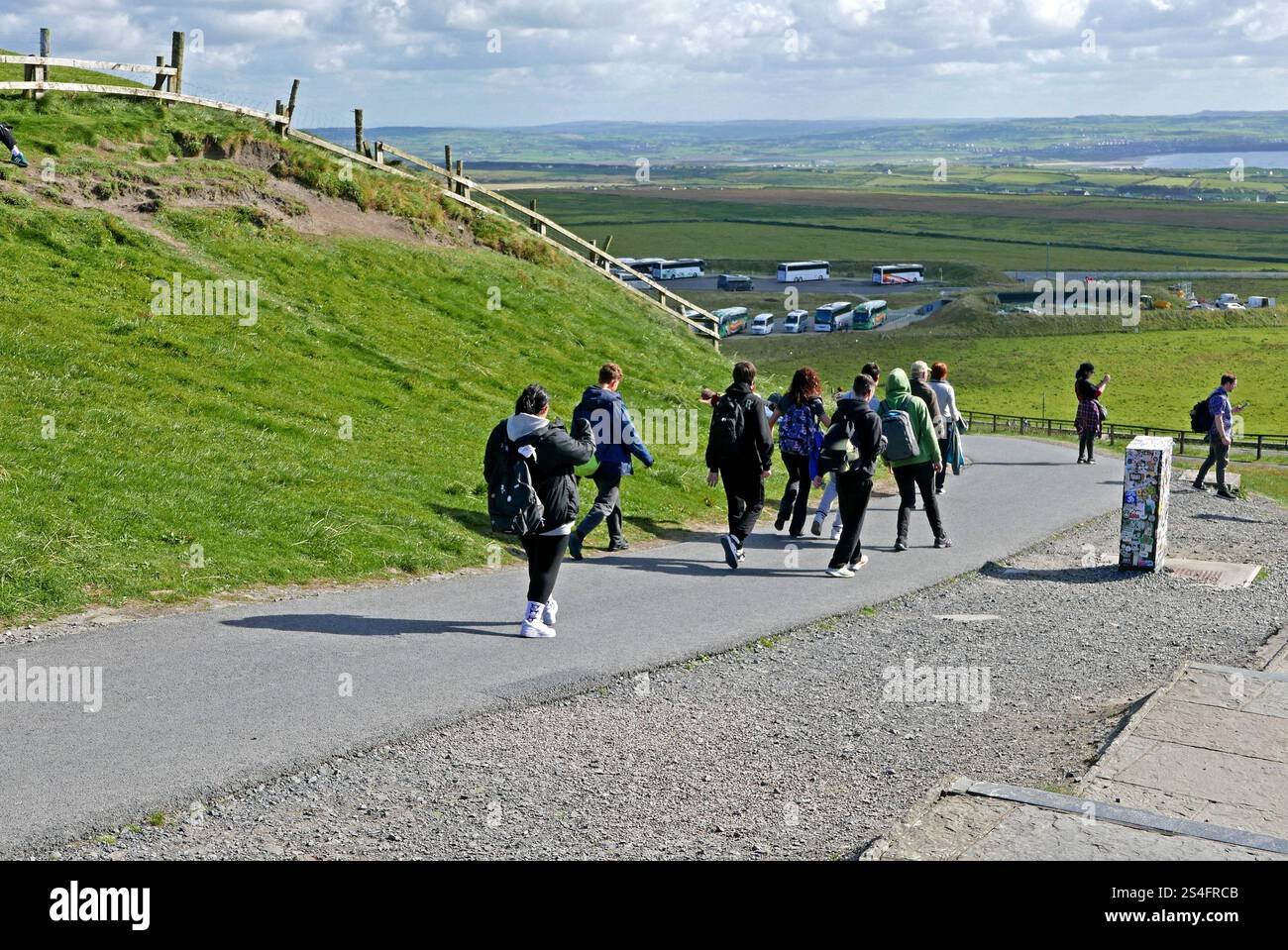 Scogliere di Moher, contea di Clare, provincia di Munster, Repubblica d'Irlanda, Europa Foto Stock